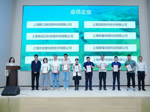 青浦新时代信息技术应用中心正式启用 首批12家会员单位获授牌